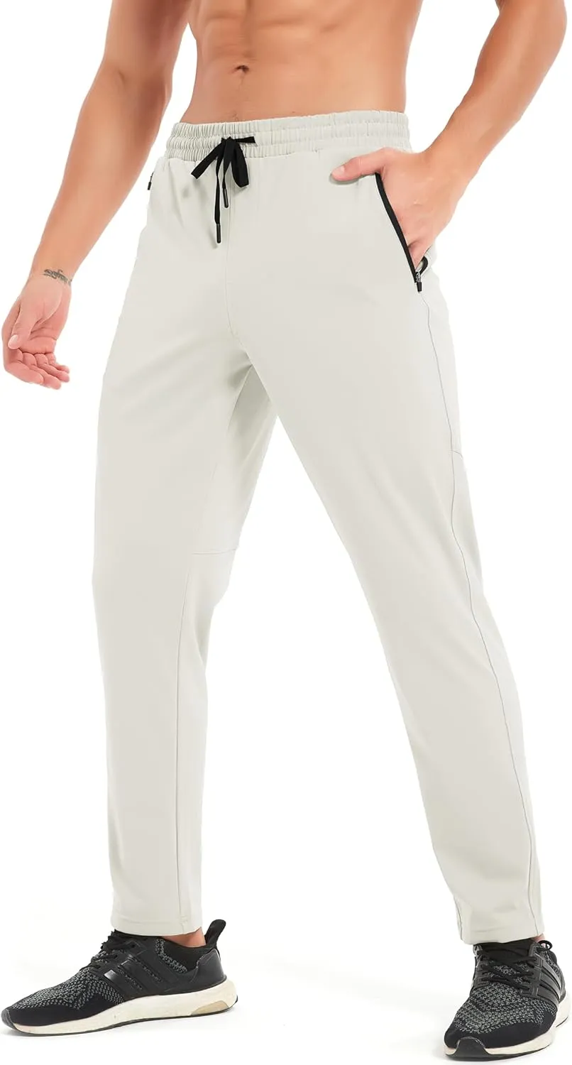 Men's Hiking Sweatpants Joggers Athletic Pants Stretch Workout Jogging Running Gym Traning Track Pants
