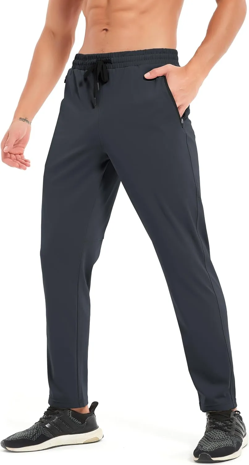 Men's Hiking Sweatpants Joggers Athletic Pants Stretch Workout Jogging Running Gym Traning Track Pants