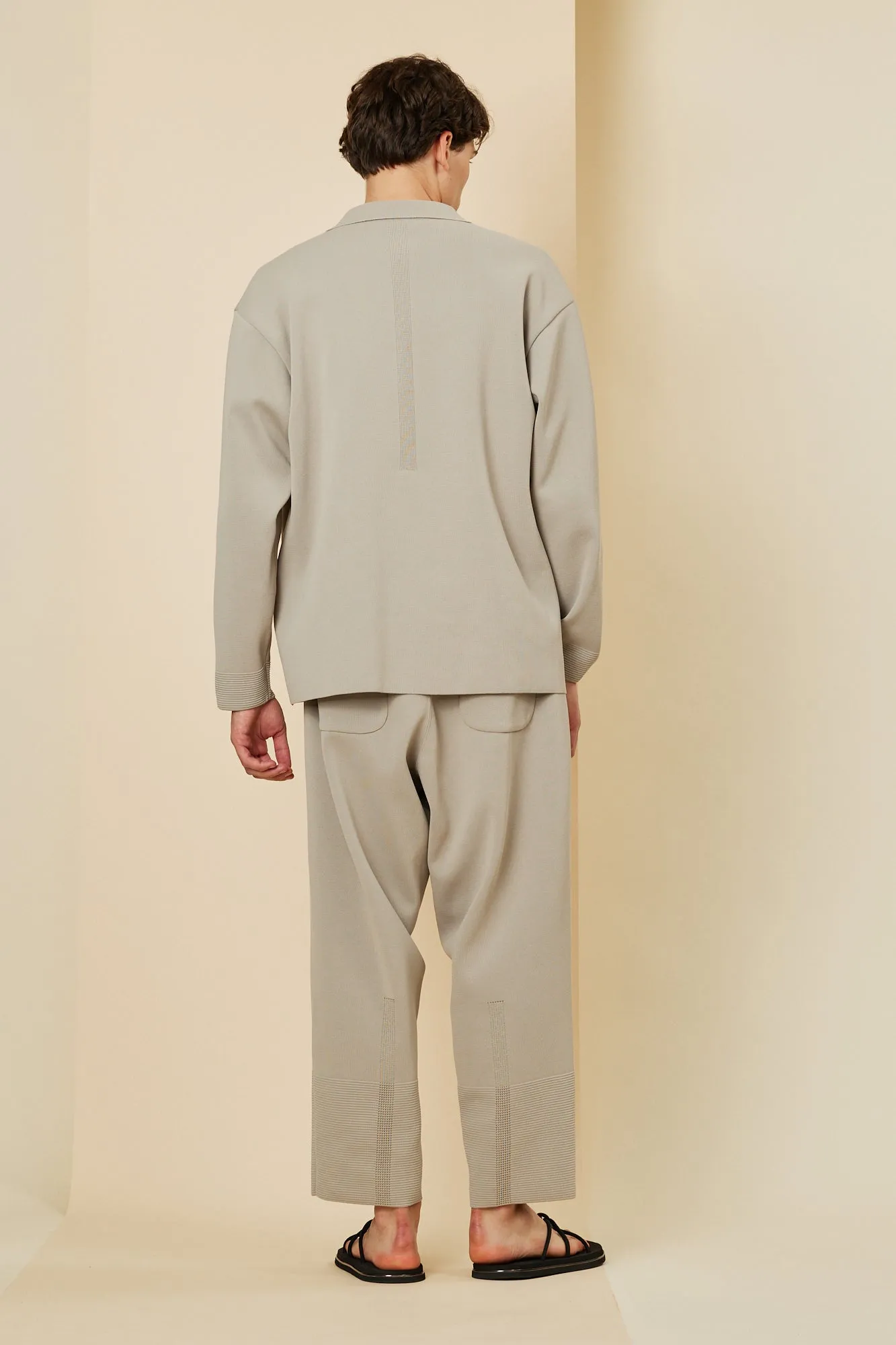 MILAN RIB WIDE TAPERED PANTS