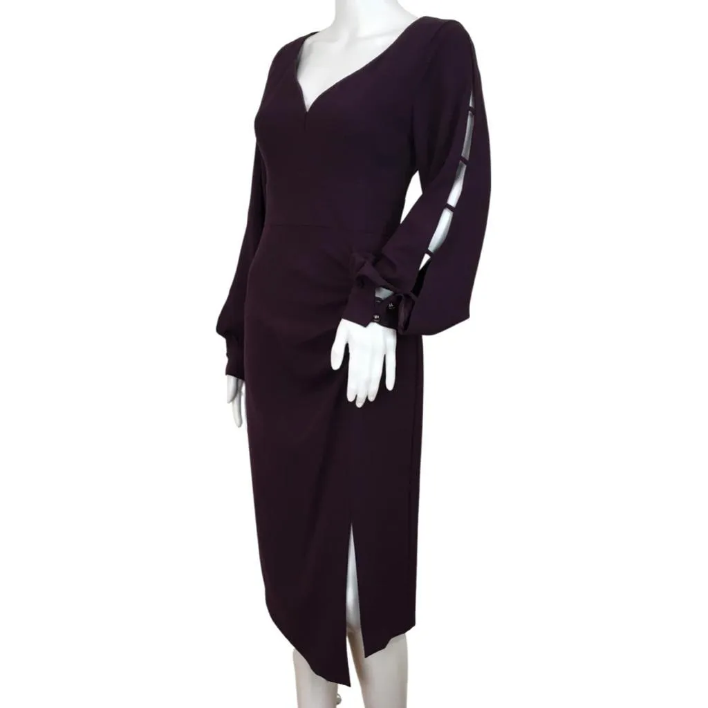 Nanette Lepore Women Svelte Sheath Dress Purple Color Size 6