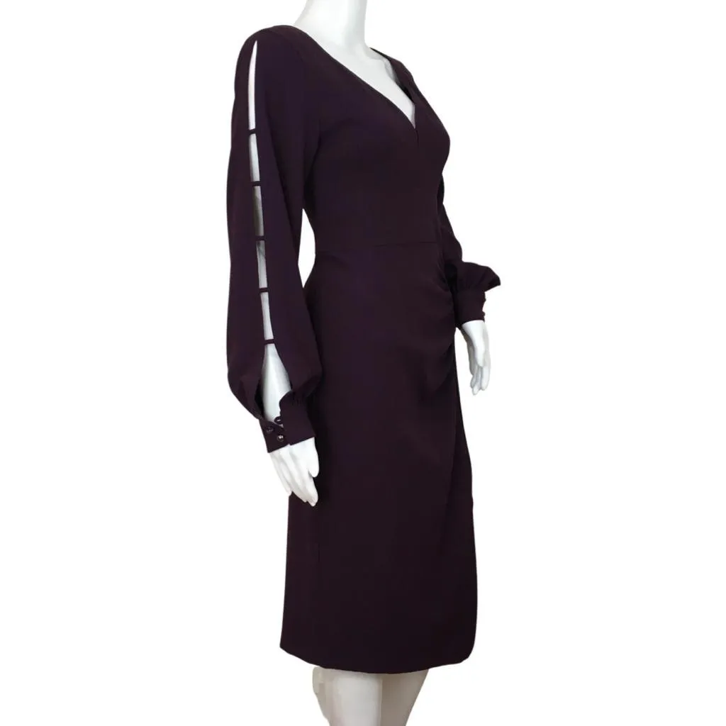 Nanette Lepore Women Svelte Sheath Dress Purple Color Size 6