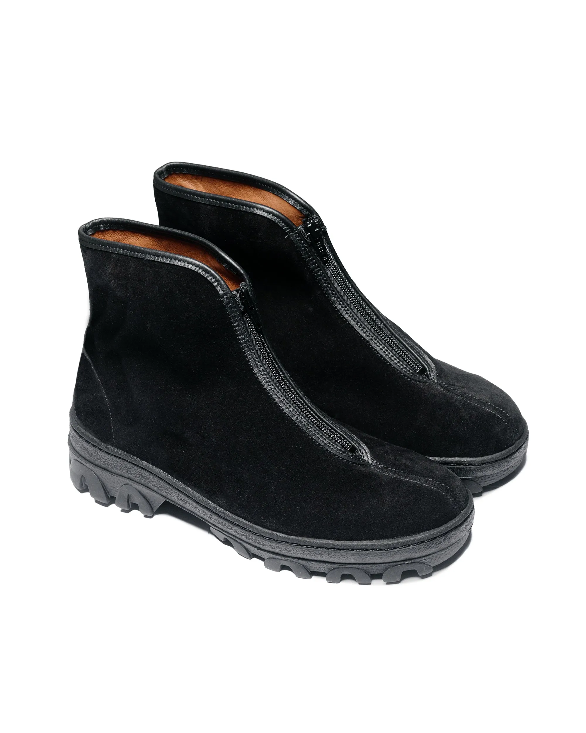 Reproduction of Found Russian Military Boots 540SS Black Suede