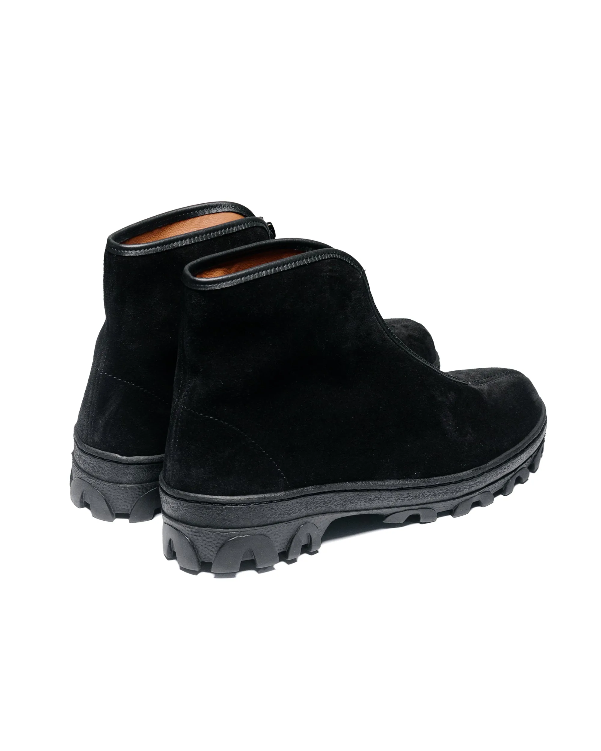 Reproduction of Found Russian Military Boots 540SS Black Suede
