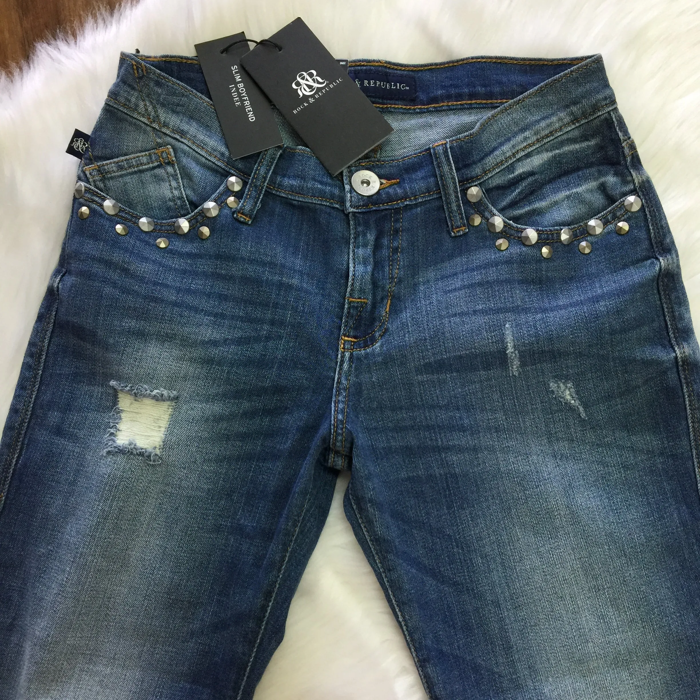 Rock & Republic Slim Boyfriend Jeans