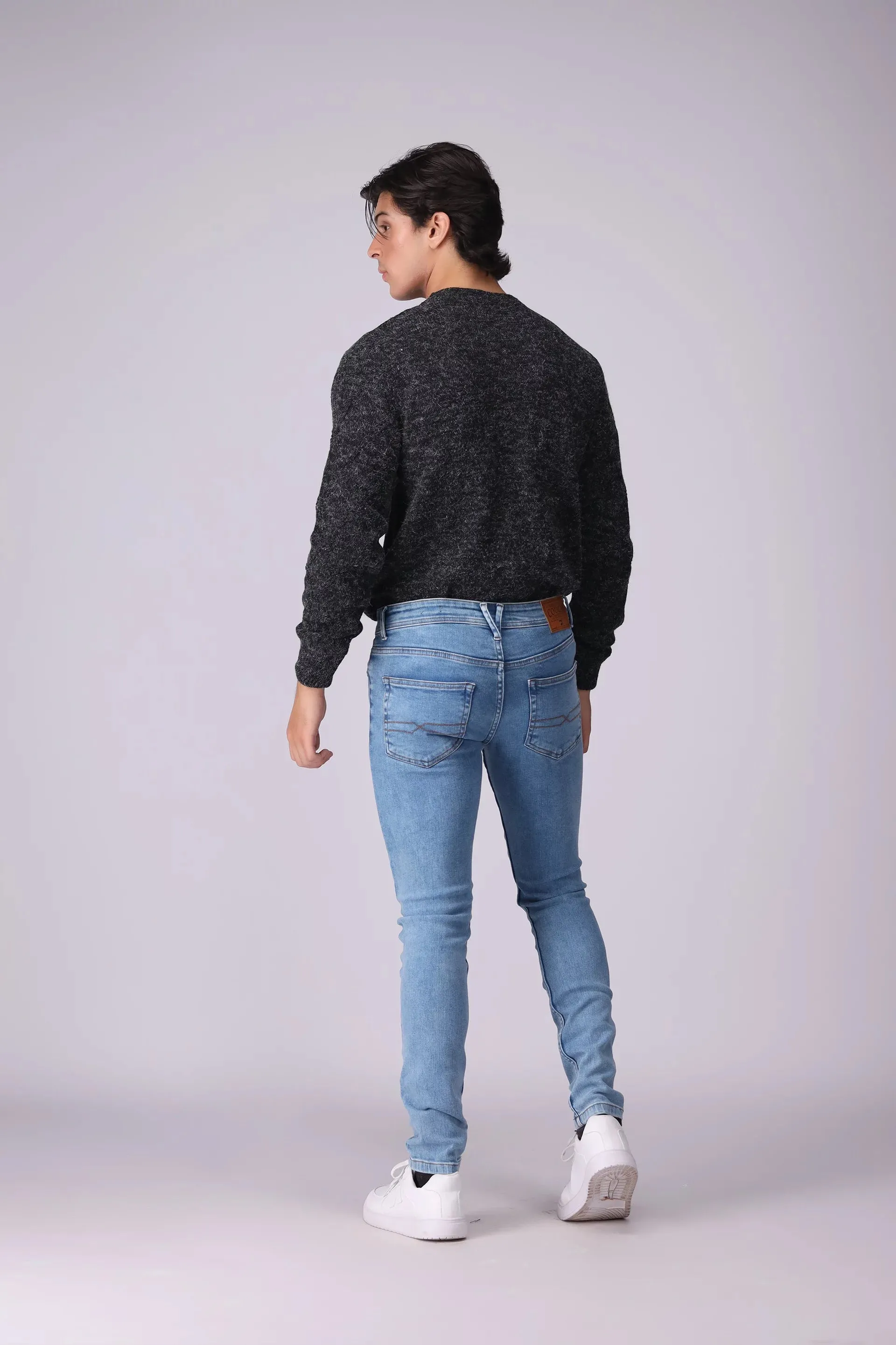 Skinny Fit Washed Jeans