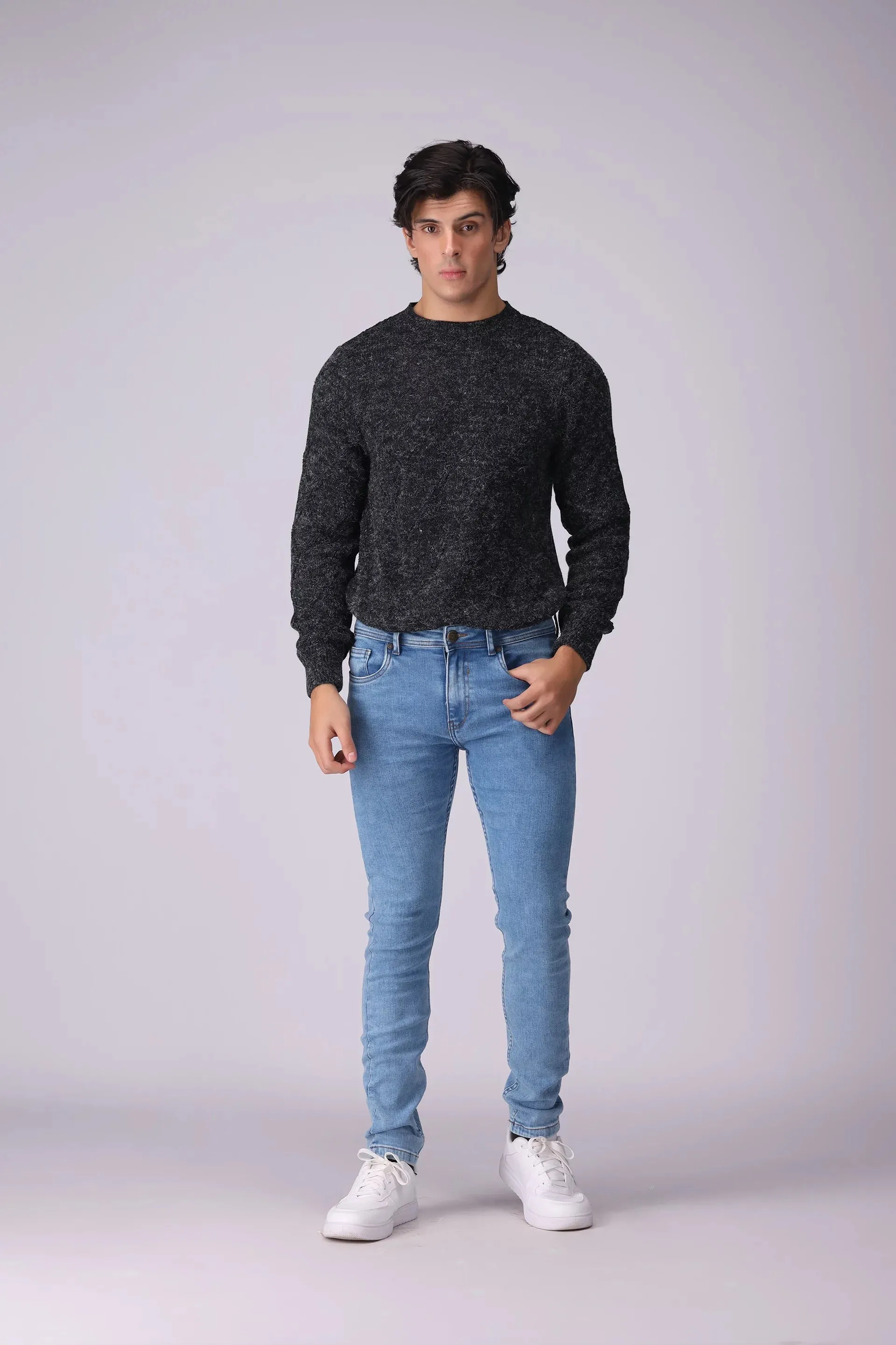 Skinny Fit Washed Jeans