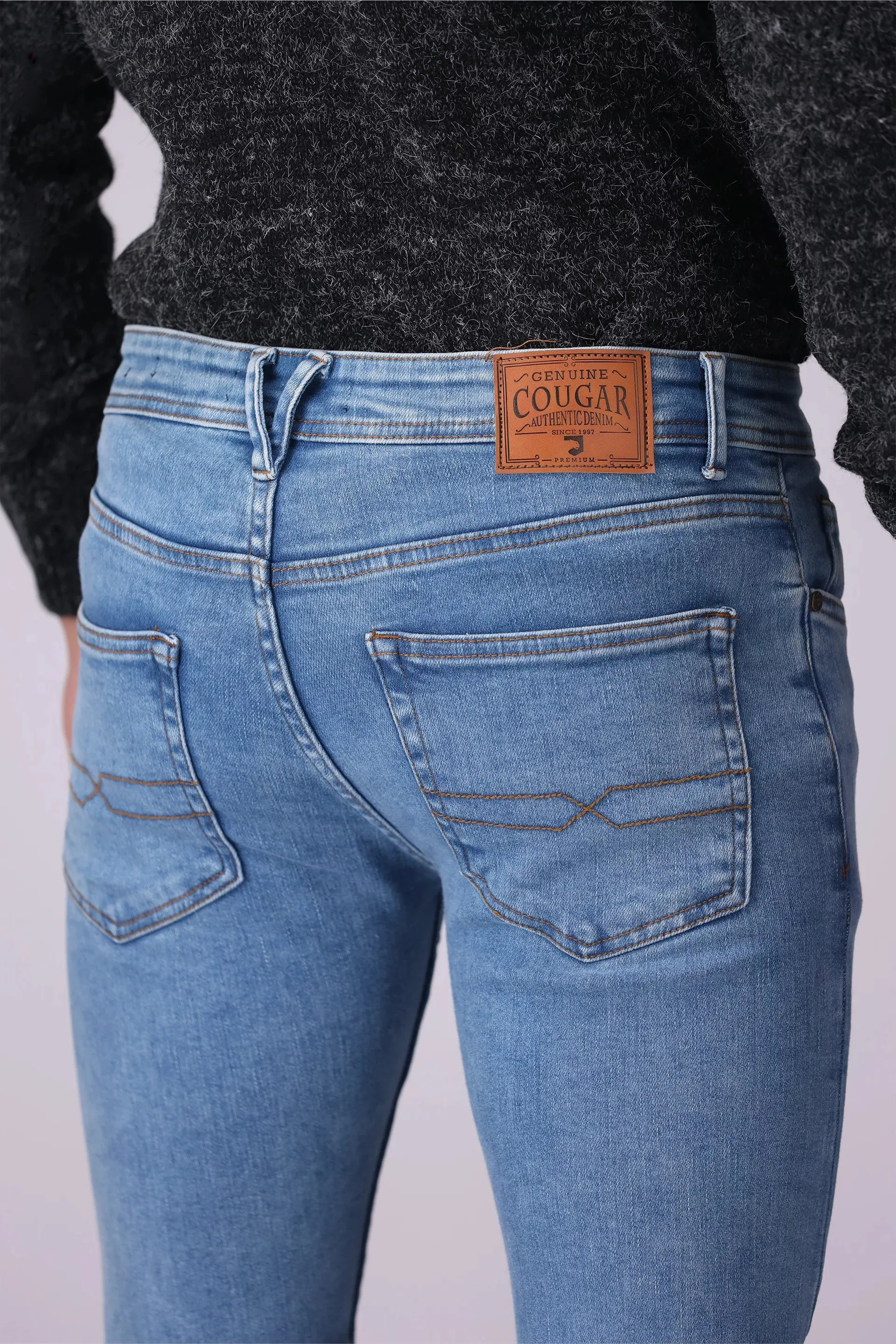 Skinny Fit Washed Jeans