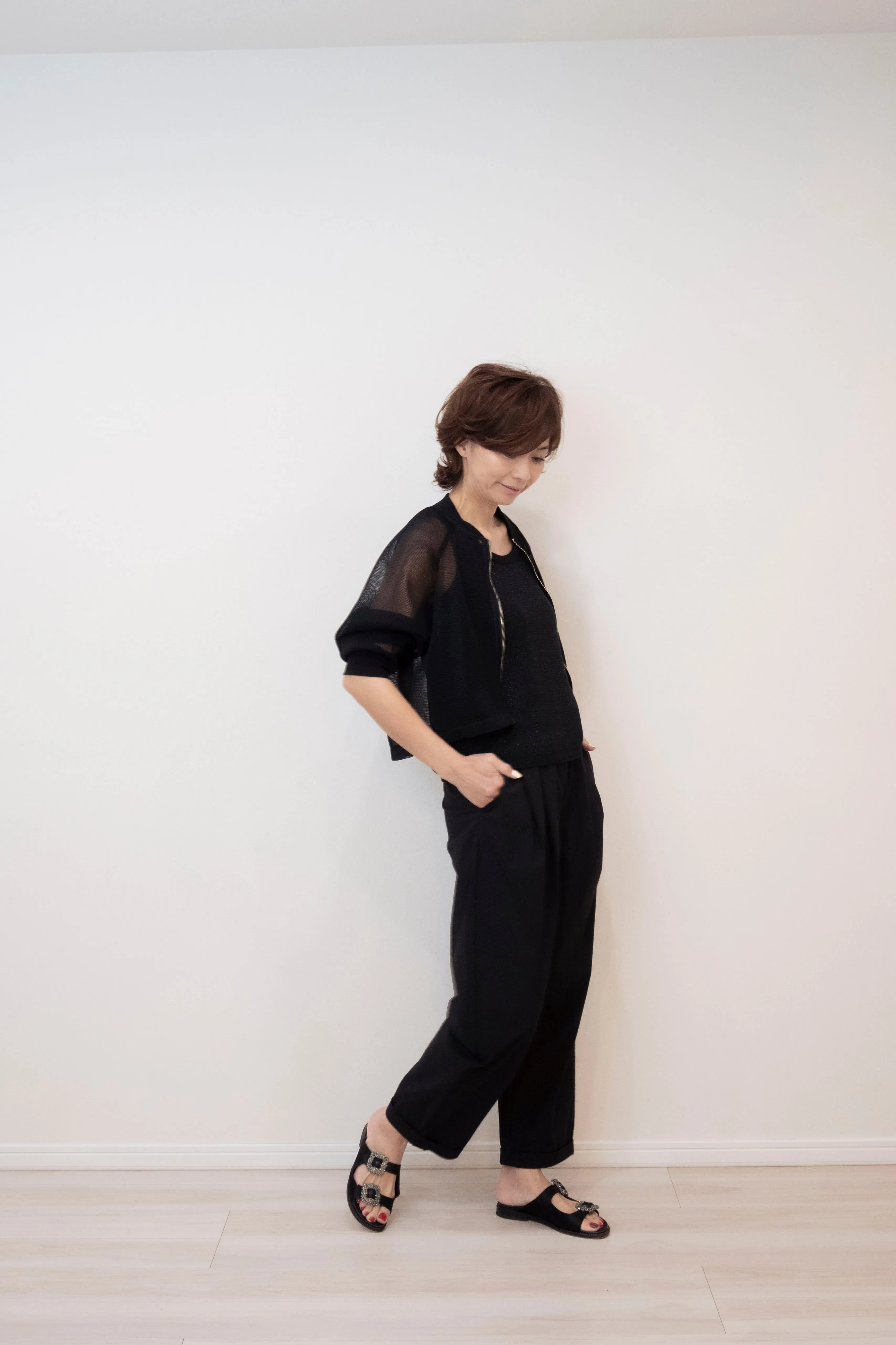 Stretch Tapered Pants
