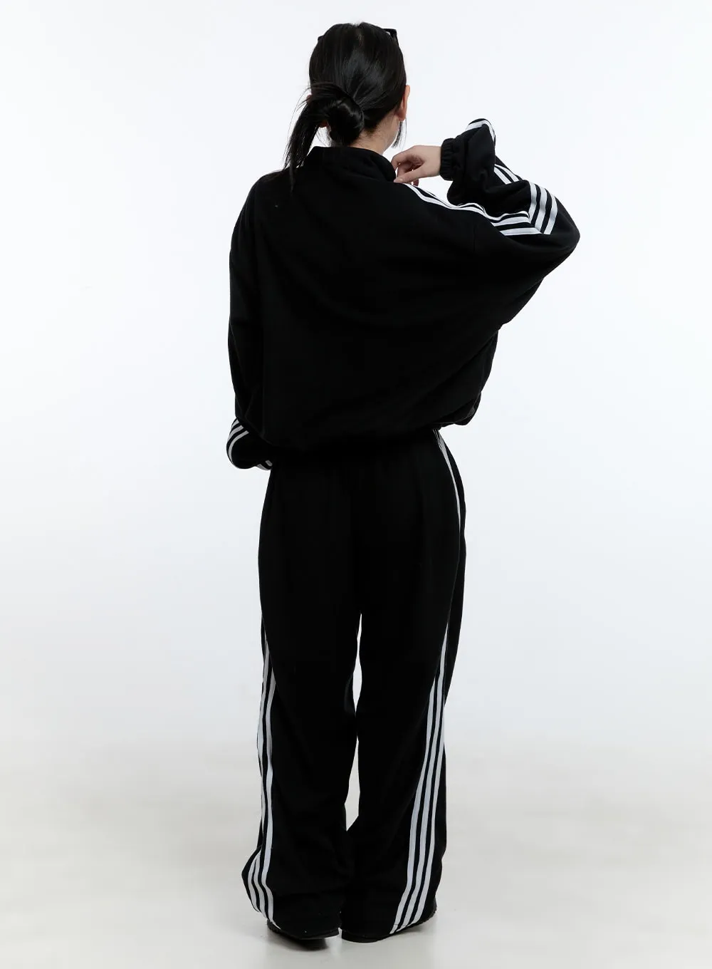 Striped Wide-Fit Sweatpants CD423