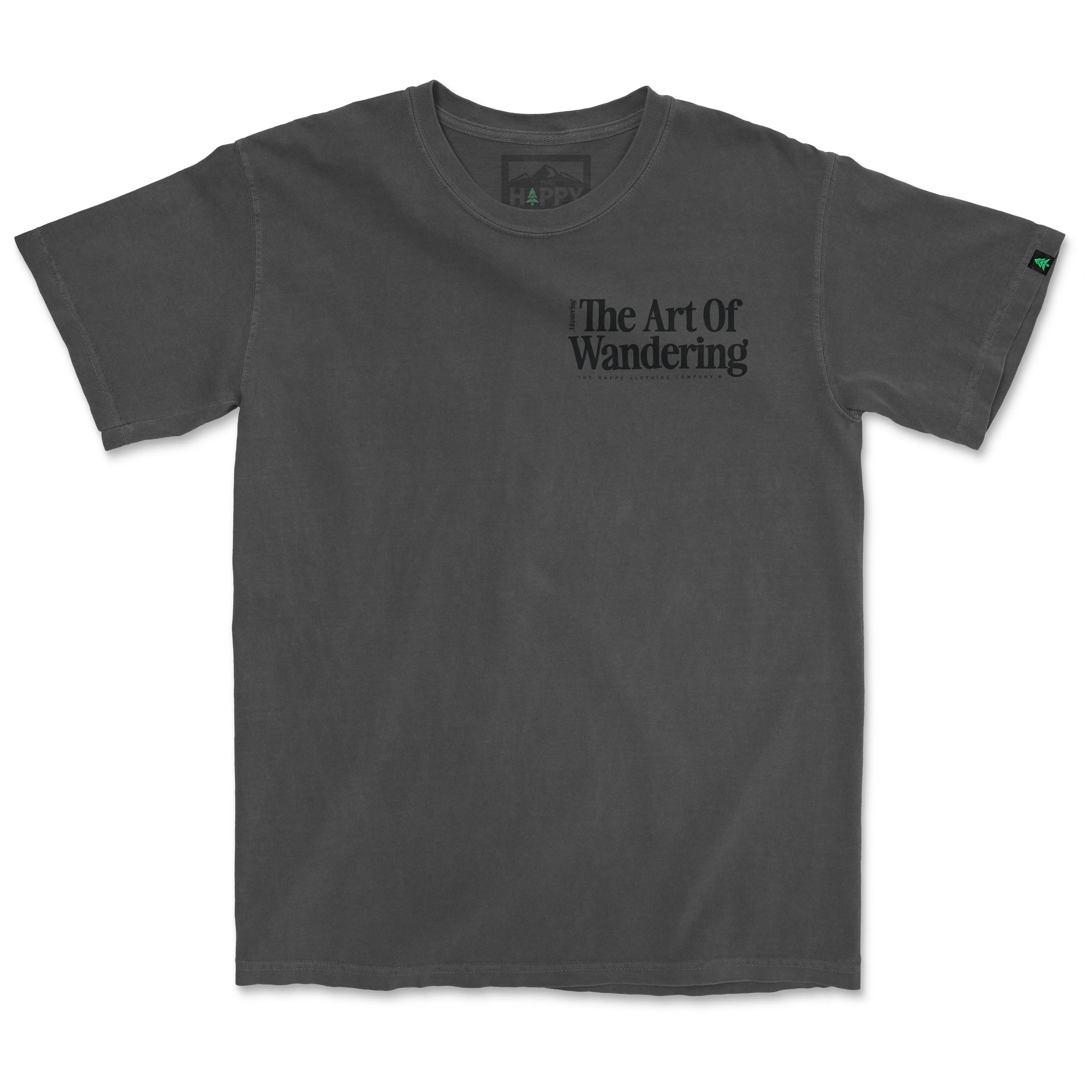 The Art Of Wandering Back Print 'Vintage Tee' | Oversized Heavyweight |