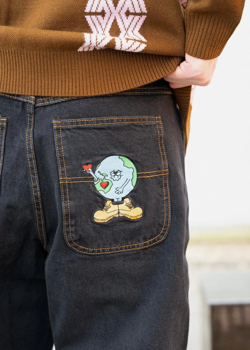 Timbo Denim pants - Washed Black