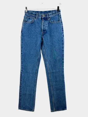 Washed Blue Jeans