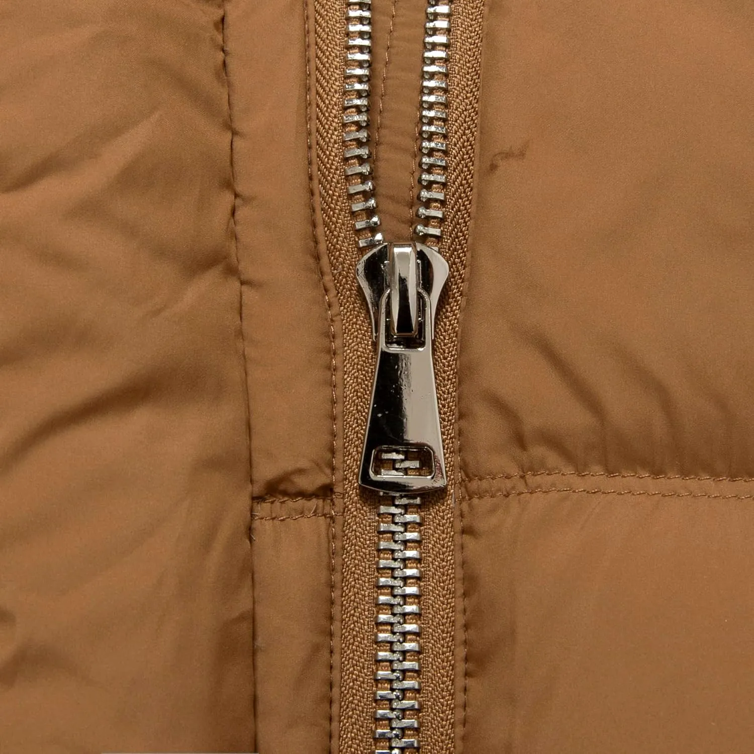 Women's Down Puffer Jacket with Hood Hooded Warm Fleece Cuffs Lightweight Full-Zip Puffer Jacket Coat