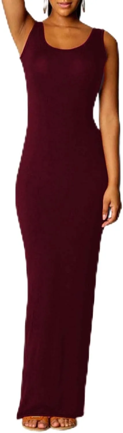 Women's Long Sleeveless Dress Elegant Sexy Summer Casual Wear Elegant Evening Dress with Comfortable Clothing 2025