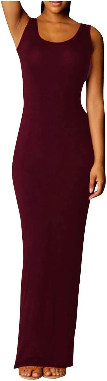 Women's Long Sleeveless Dress Elegant Sexy Summer Casual Wear Elegant Evening Dress with Comfortable Clothing 2025