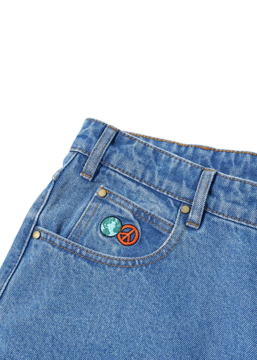 World Peace Denim Jeans - Washed Indigo